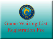 Game Waiting List Registration